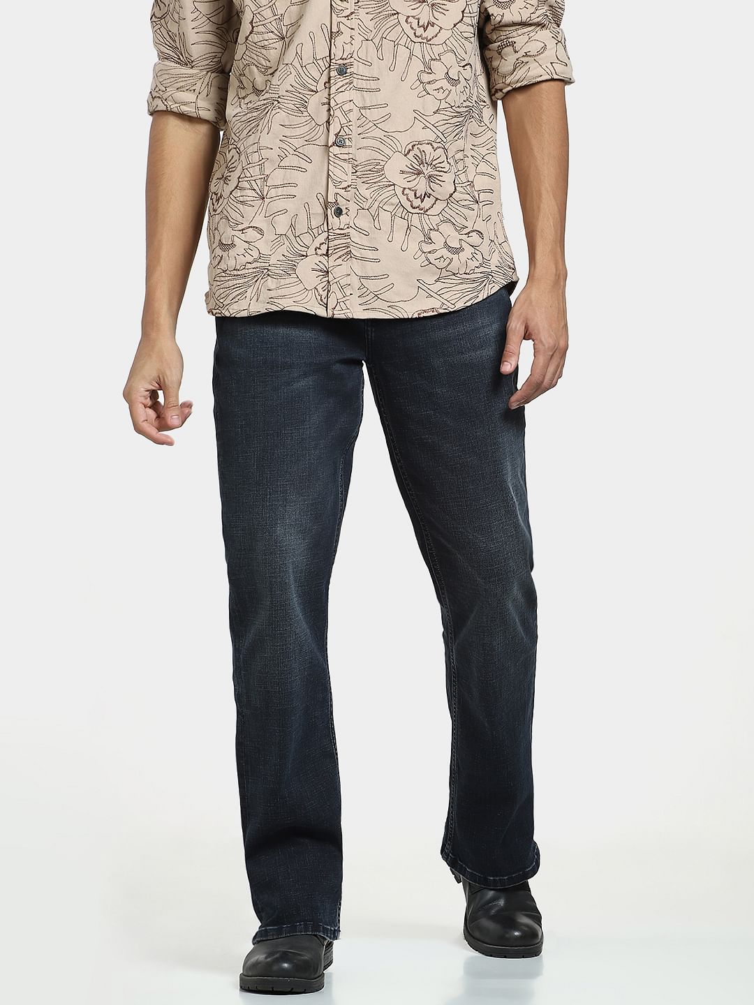Dark Blue High Rise Ray Bootcut Jeans