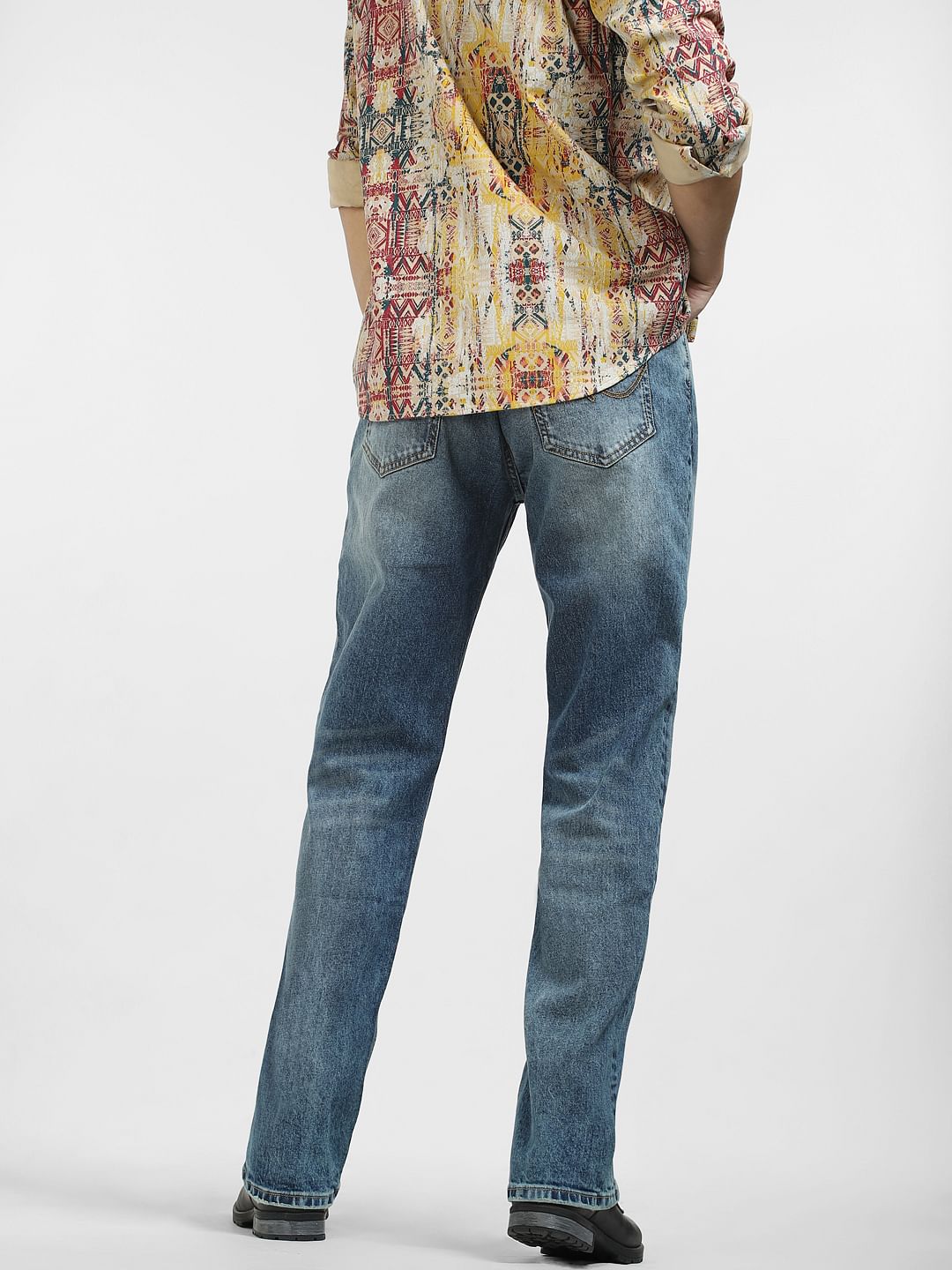 Blue High Rise Ray Bootcut Jeans