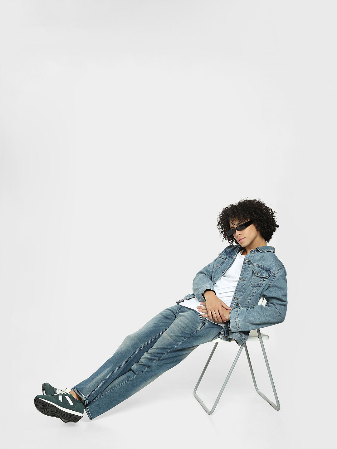 Blue Low Rise Washed Paul Anti Fit Jeans