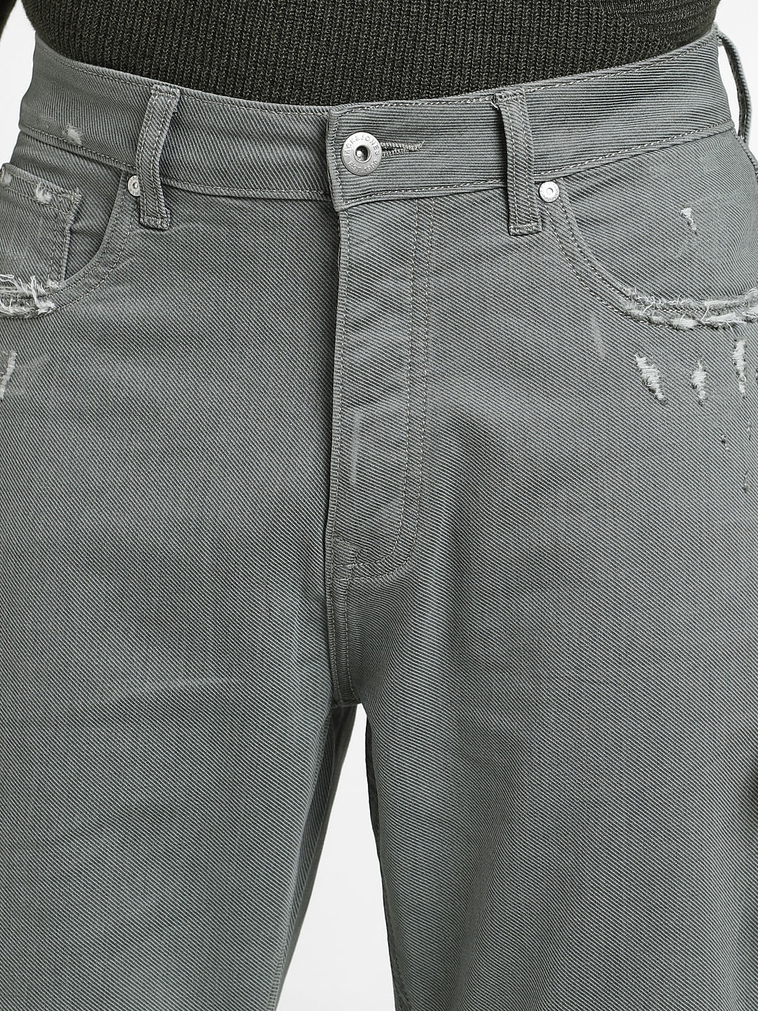 Green High Rise Ray Bootcut Jeans