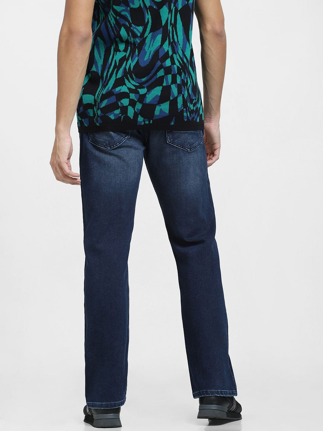 Dark Blue High Rise Ray Bootcut Jeans