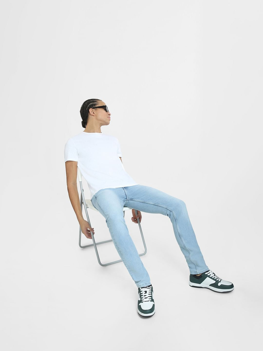 Light Blue Low Rise Ben Skinny Fit Jeans