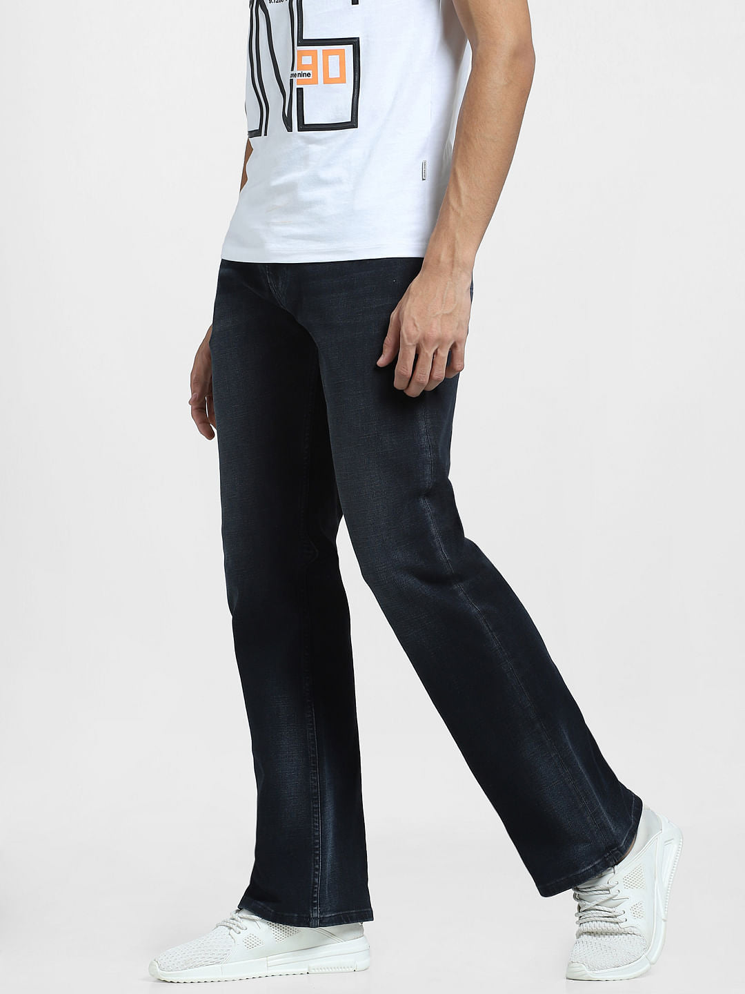 Dark Blue High Rise Ray Bootcut Jeans