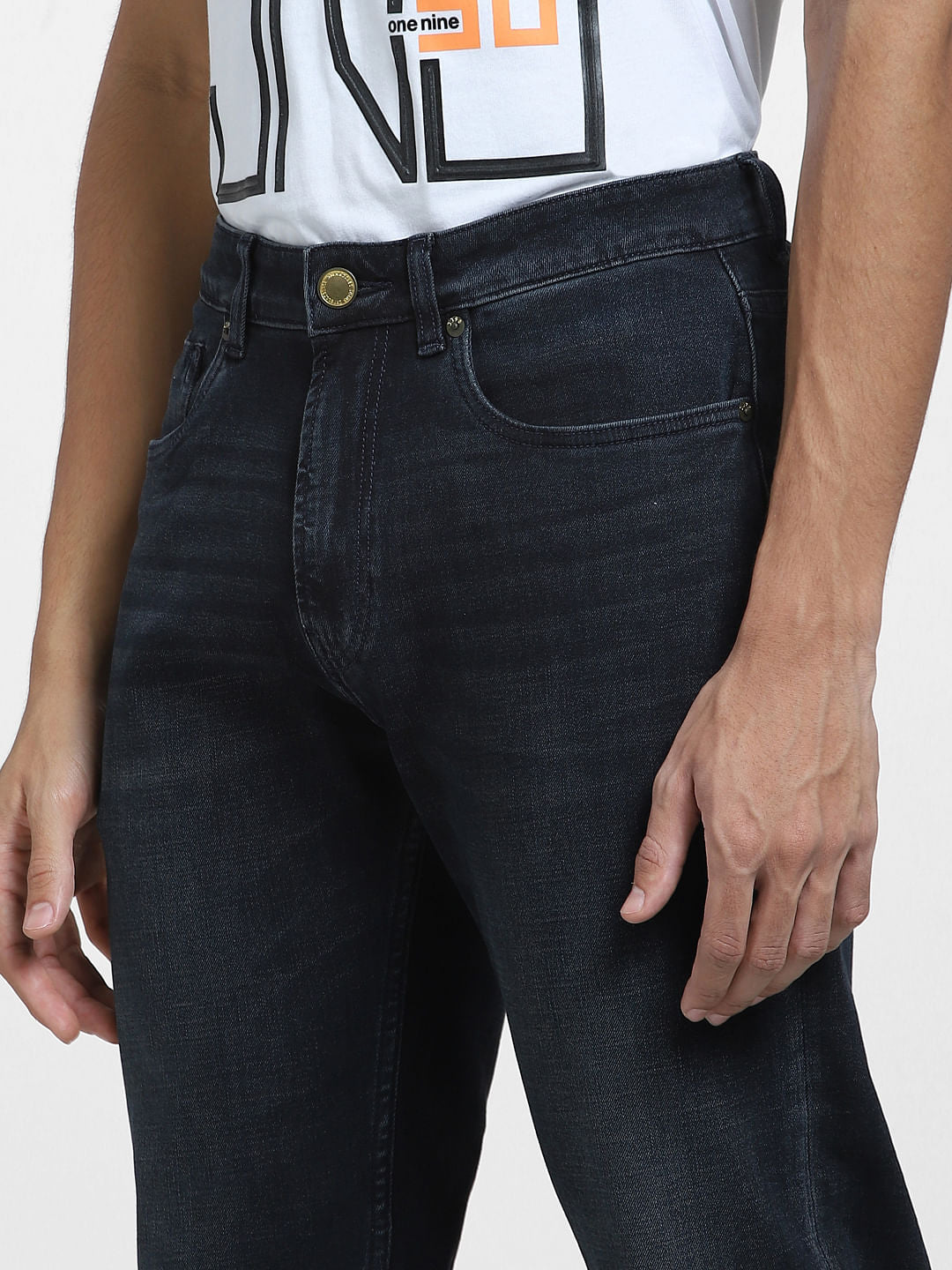 Dark Blue High Rise Ray Bootcut Jeans