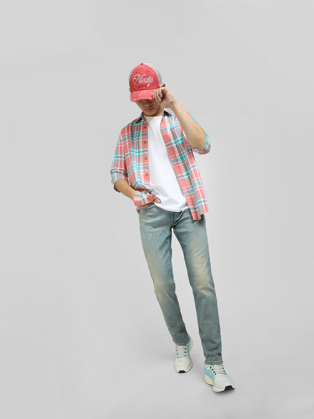 Blue Low Rise Washed Glenn Slim Jeans