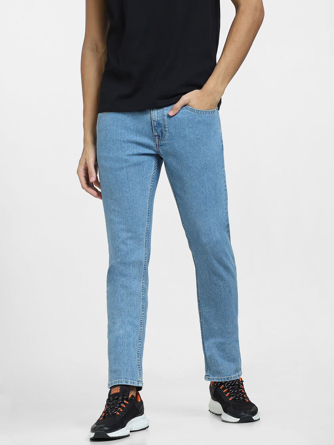 Light Blue Low Rise Tim Skinny Jeans