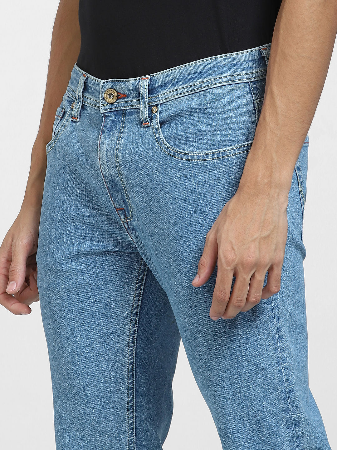 Light Blue Low Rise Tim Skinny Jeans