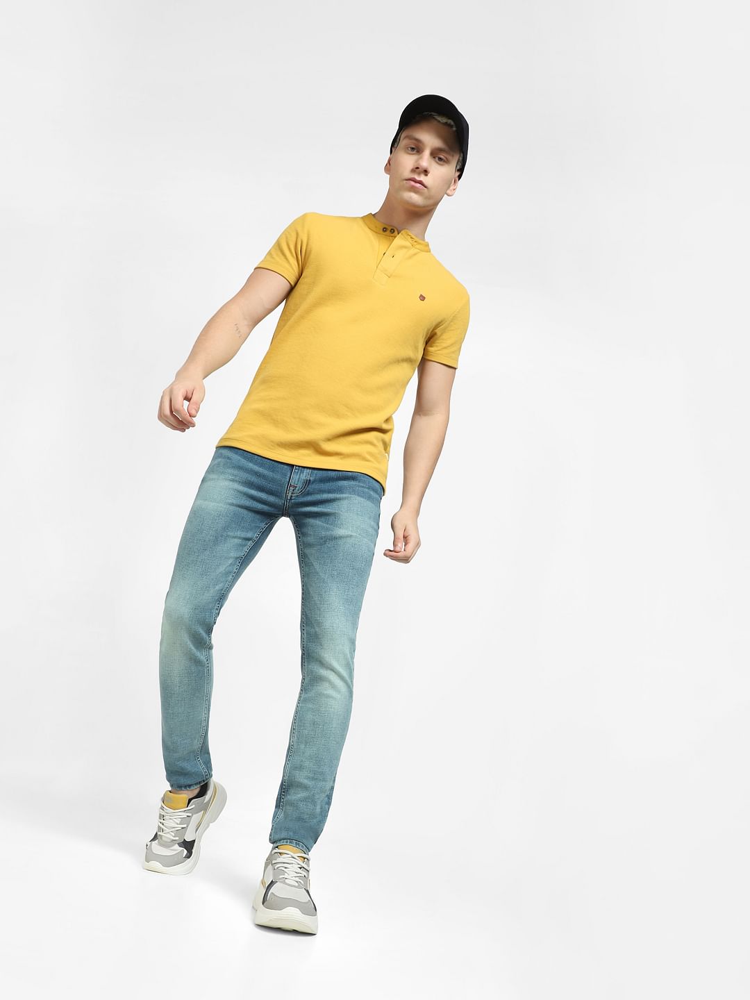 Light Blue Low Rise Washed Liam Skinny Jeans