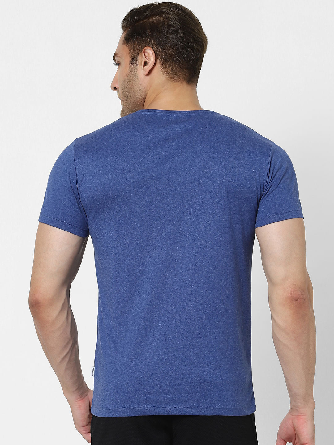 Blue & Green Crew Neck T-shirts - Pack of 2