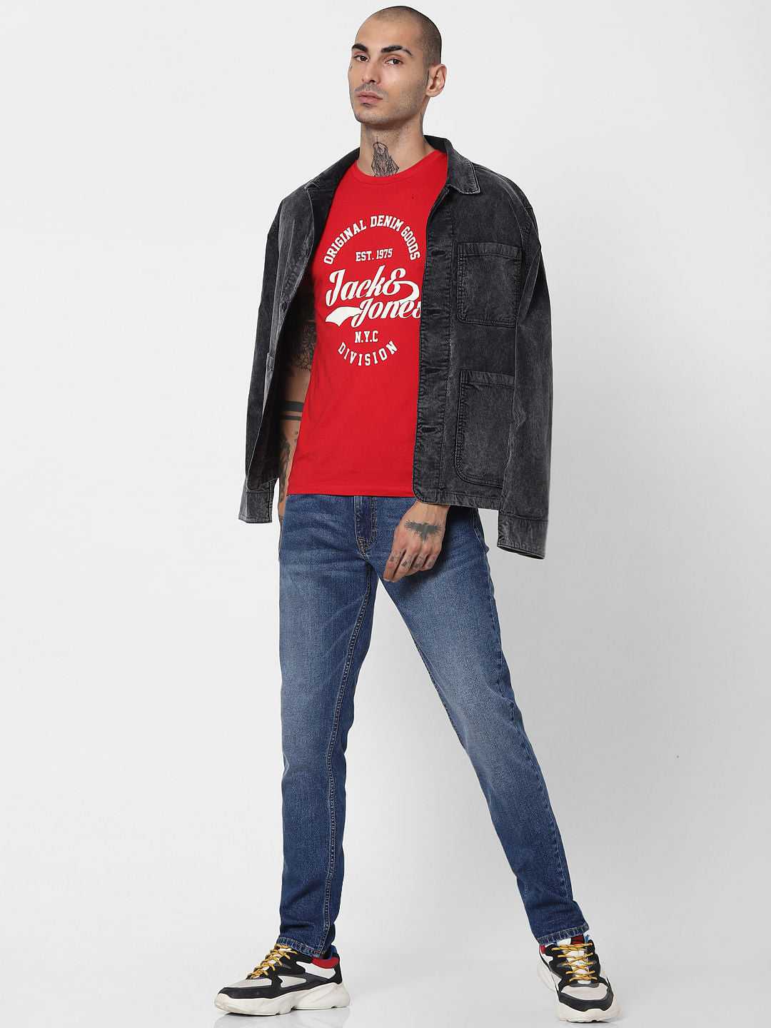 Blue Low Rise Ben Skinny Jeans