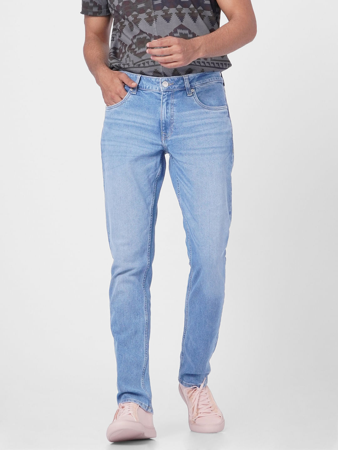 Blue Low Rise Ben Skinny Fit Jeans