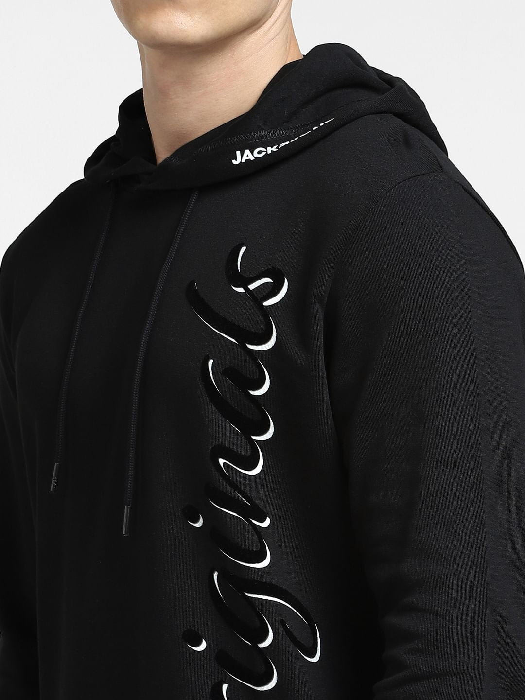 Black Hooded Sweatshirt