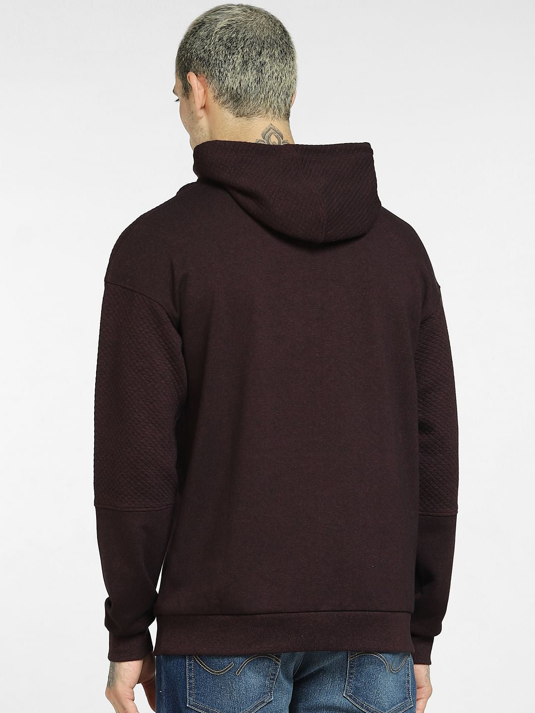 Maroon Hooded Sweatshirt