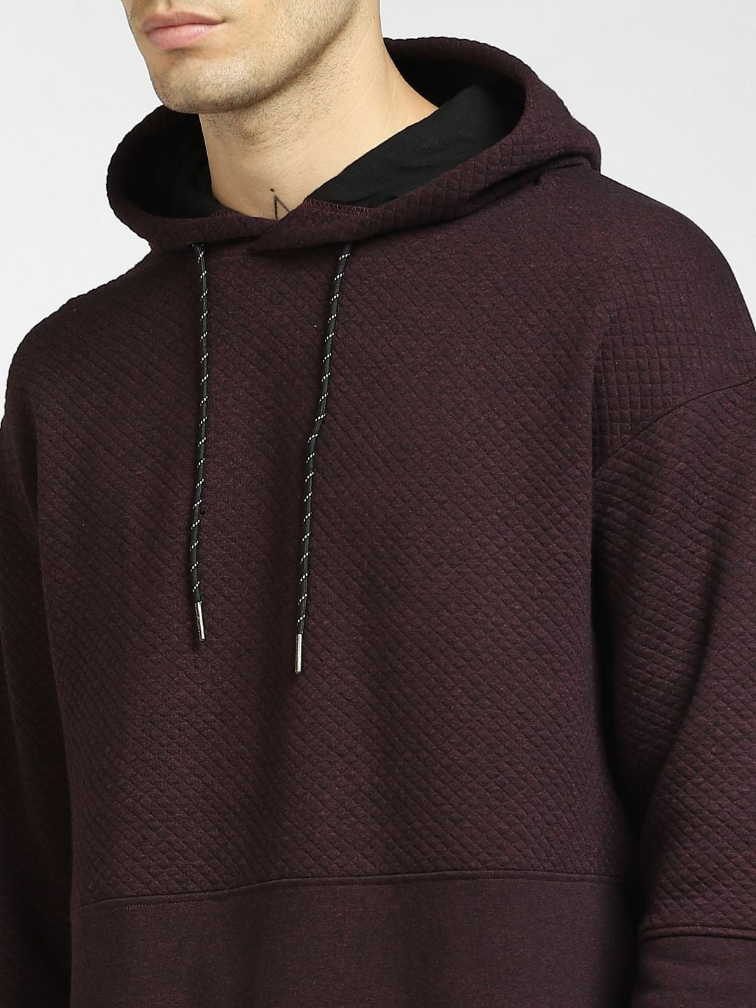 Maroon Hooded Sweatshirt