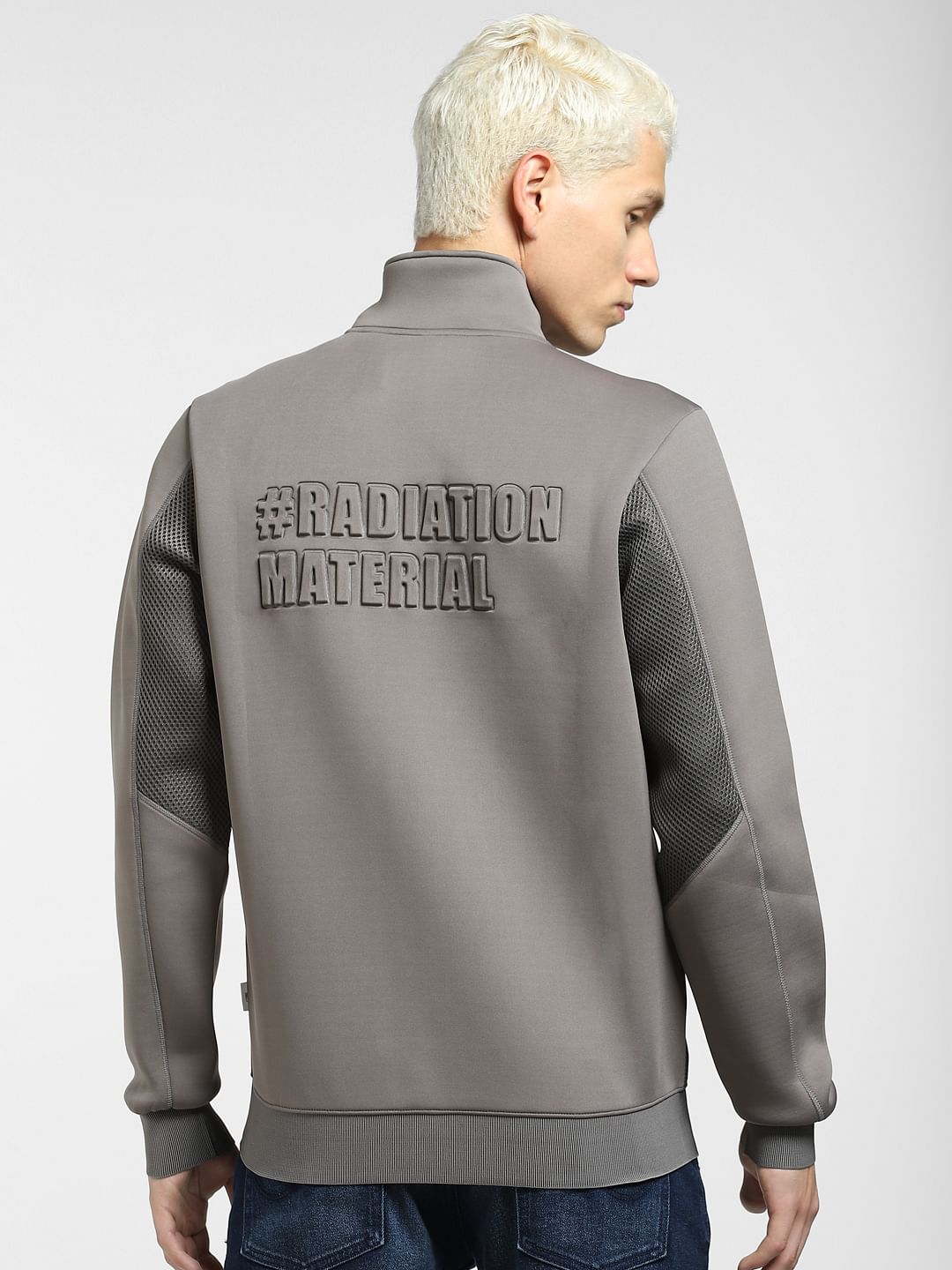 Grey Zip-Up Co-ord Sweatshirt