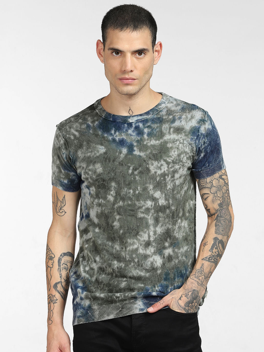 Green Tie-Dye T-shirt