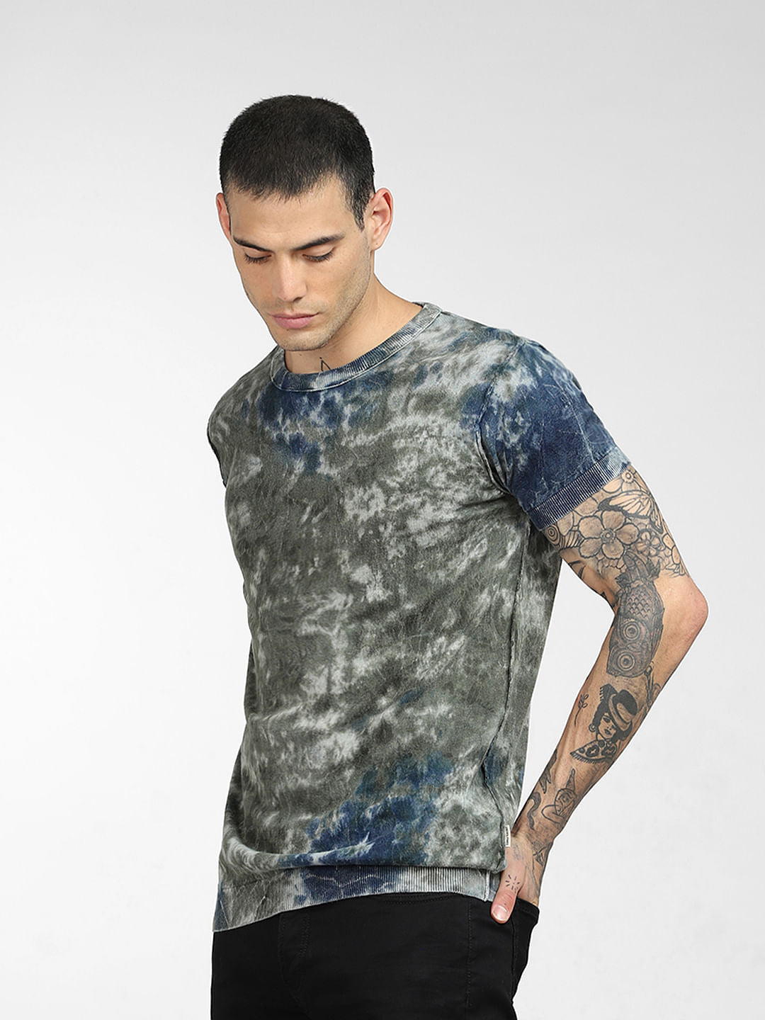 Green Tie-Dye T-shirt