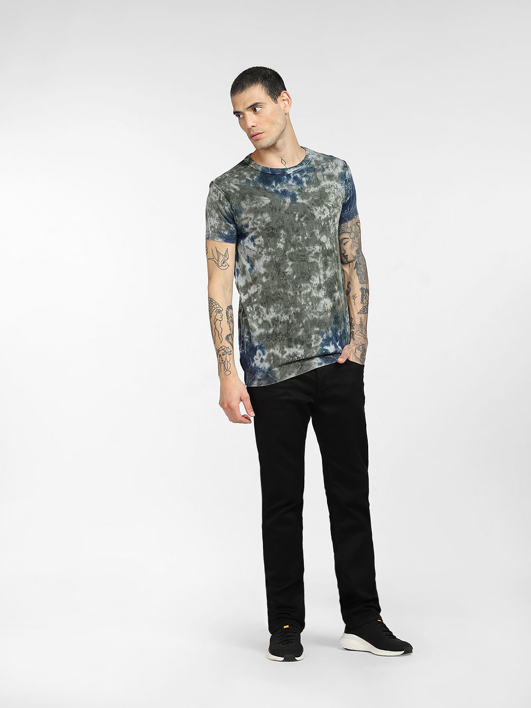 Green Tie-Dye T-shirt