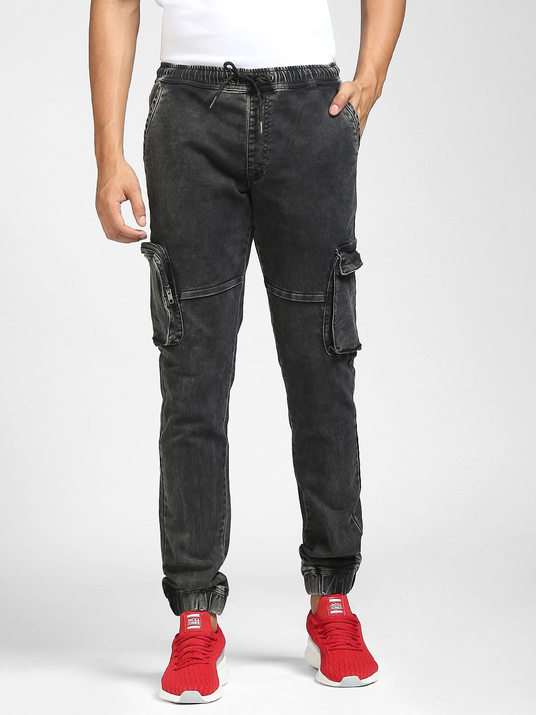 Black Low Rise Simon Anti Fit Jeans