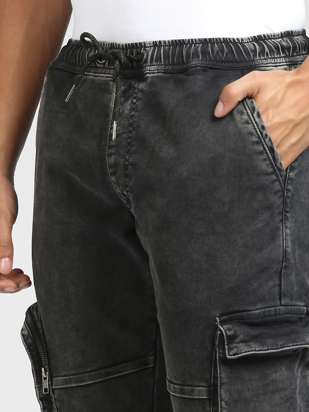 Black Low Rise Simon Anti Fit Jeans