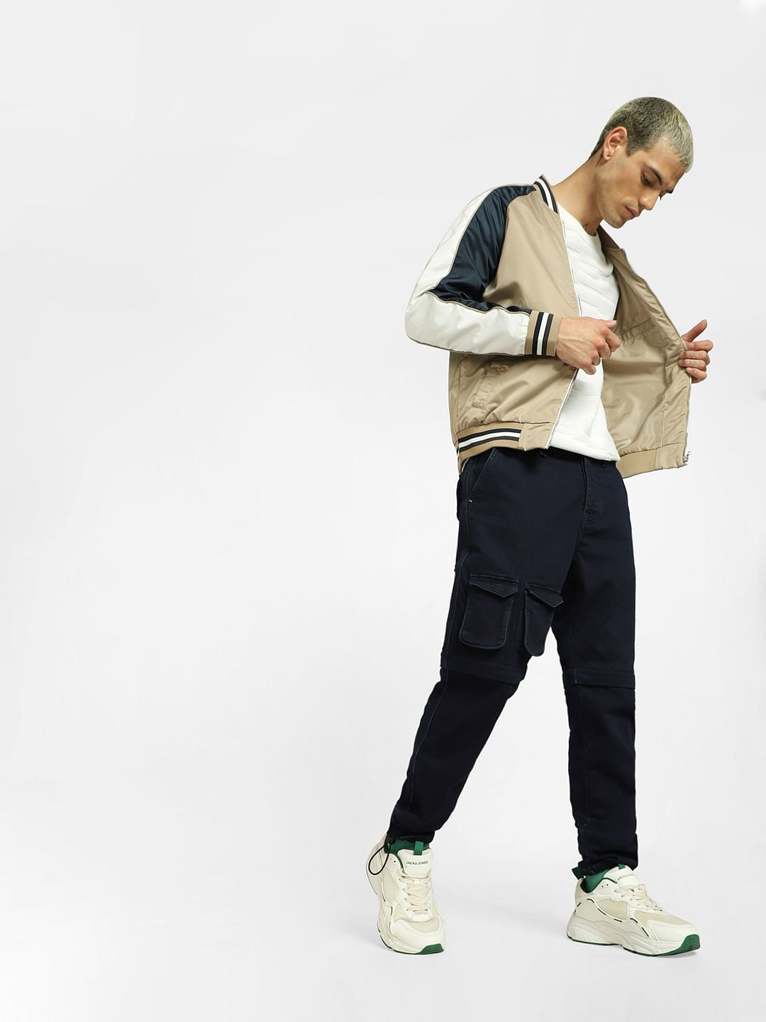 Dark Blue Low Rise Anti Fit Jeans