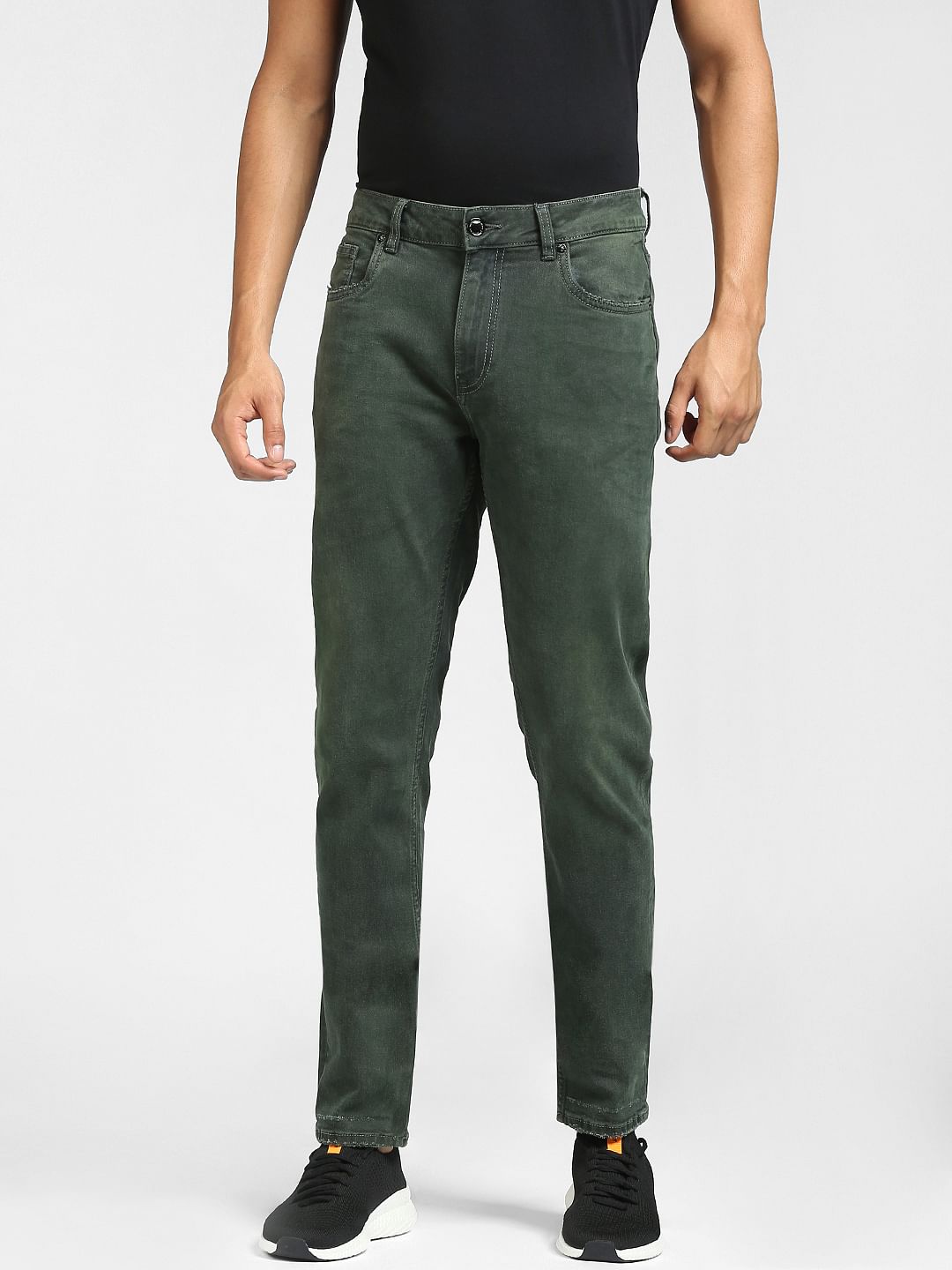 Green Low Rise Ben Skinny Jeans