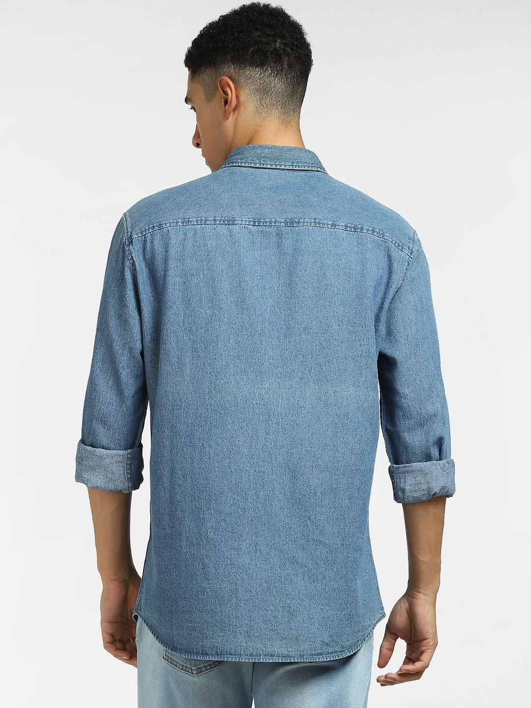 Blue Denim Full Sleeves Shirt