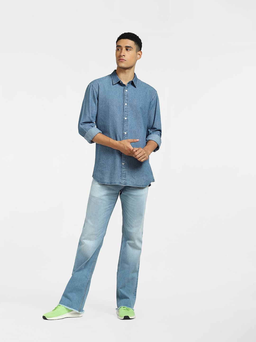 Blue Denim Full Sleeves Shirt