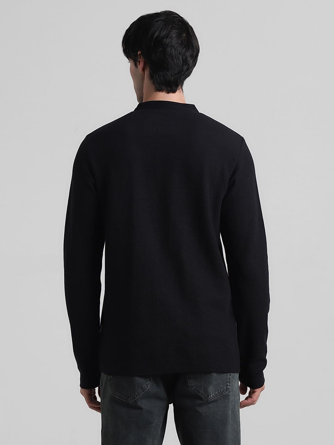 Black Henley T-shirt