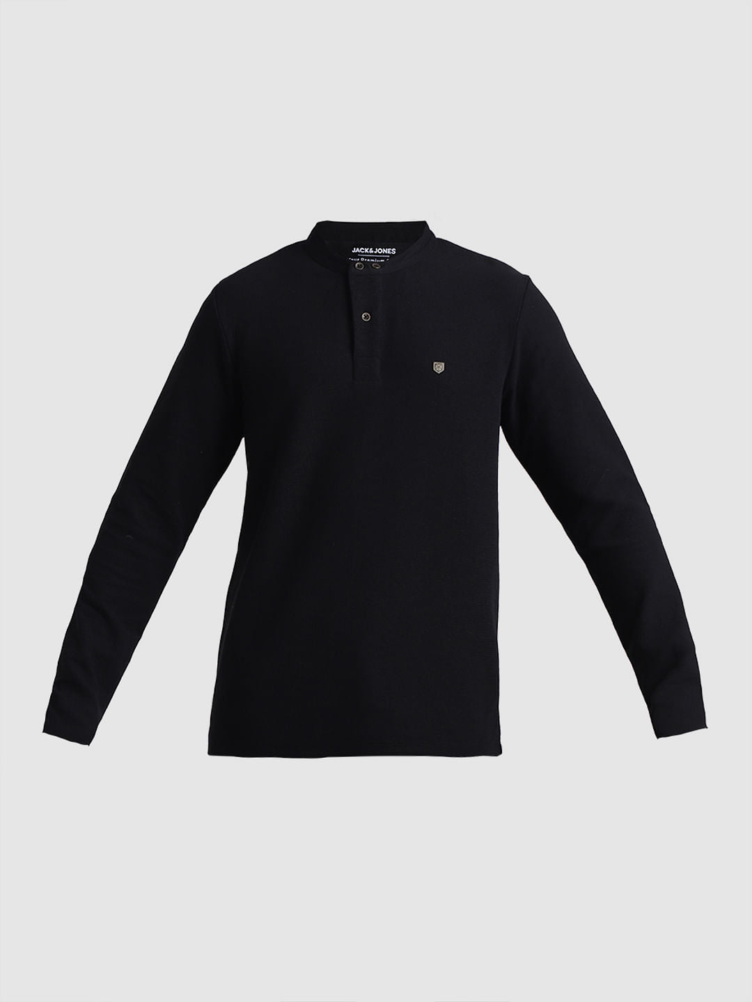 Black Henley T-shirt