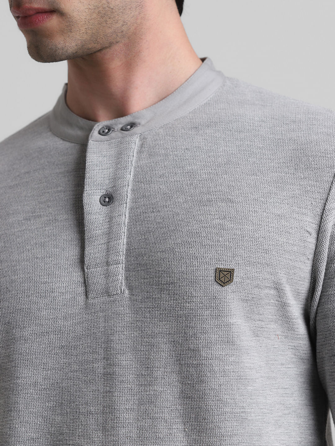 Grey Henley T-shirt