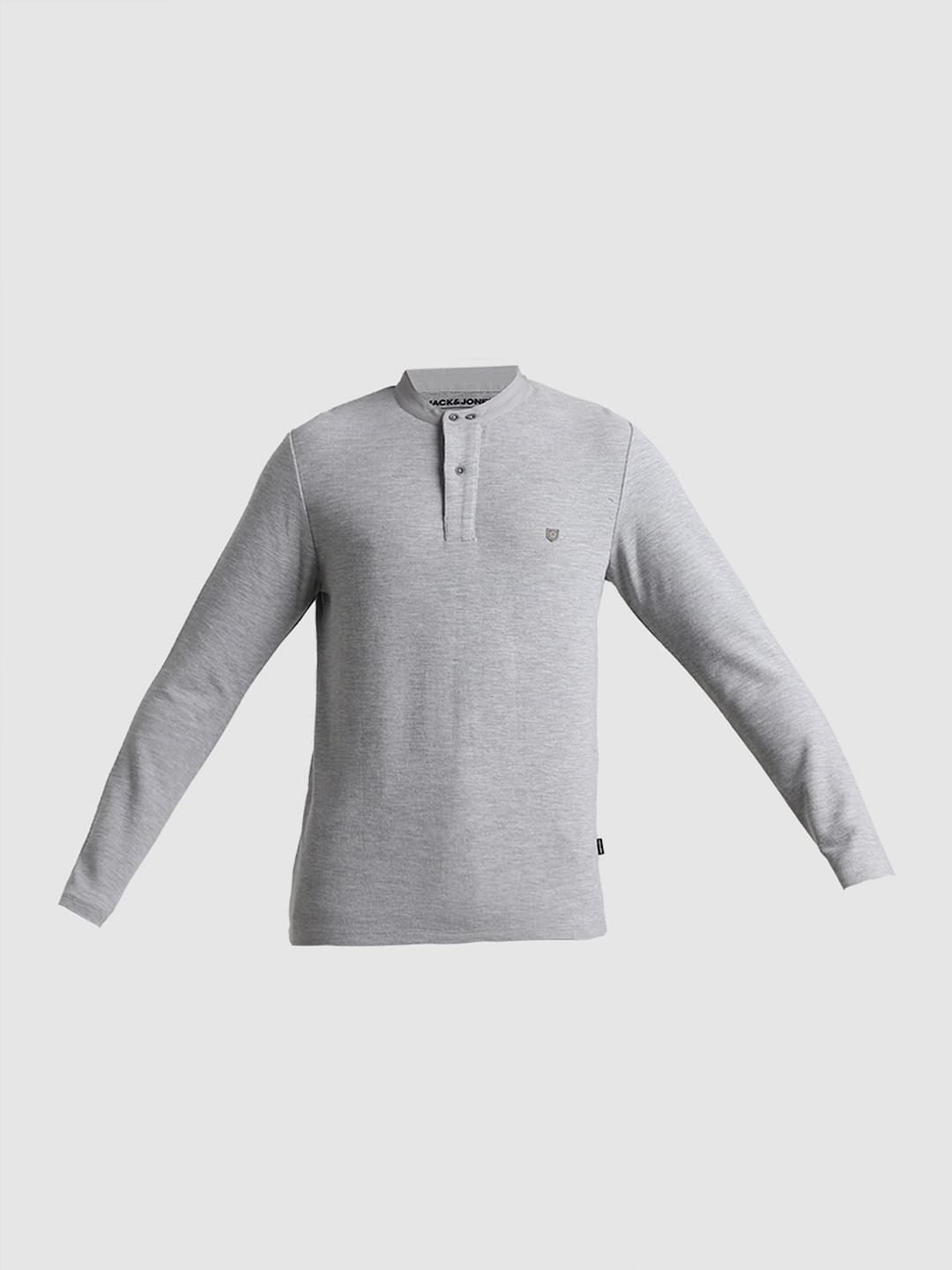Grey Henley T-shirt
