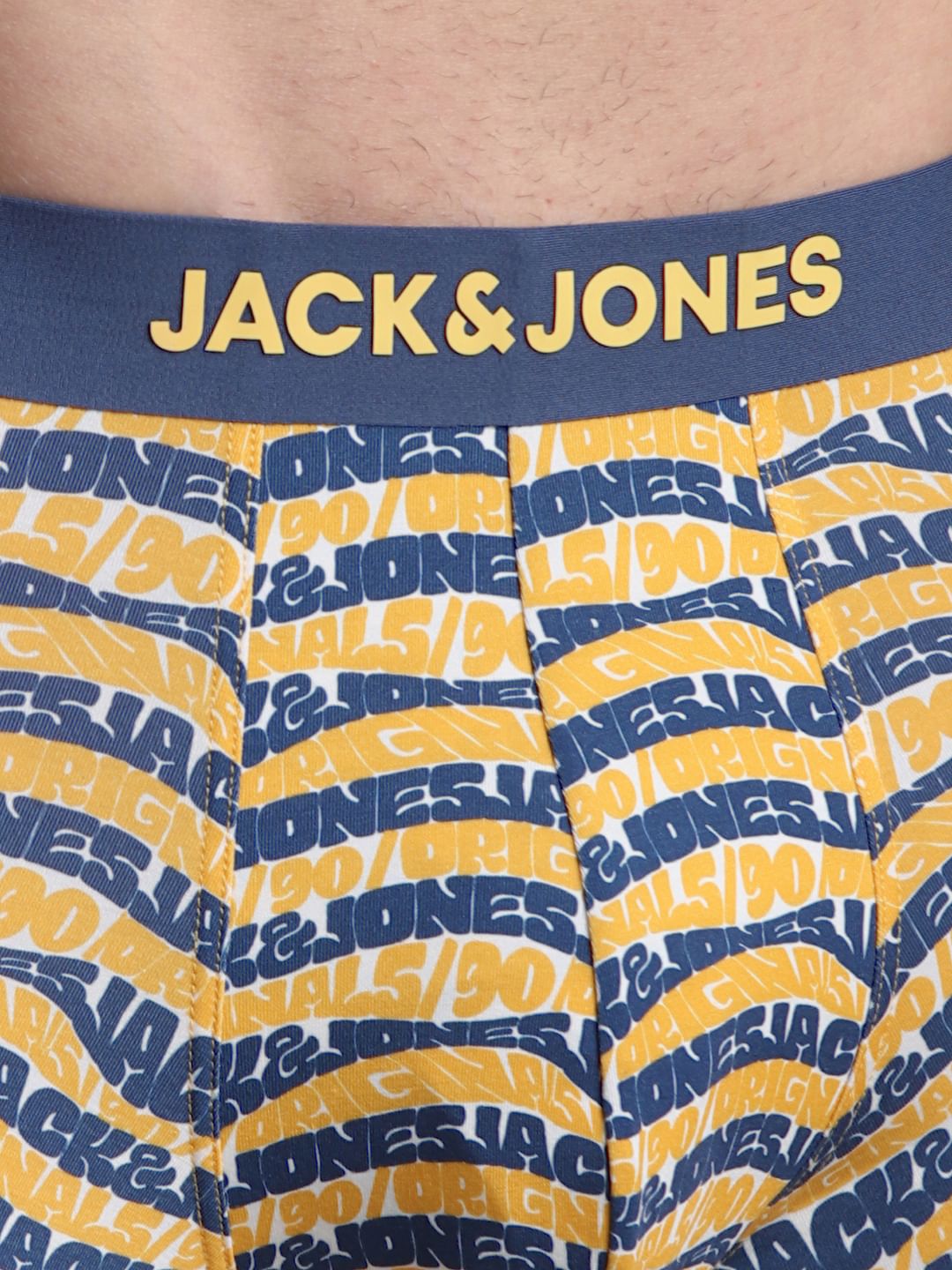 Yellow Printed Trunks