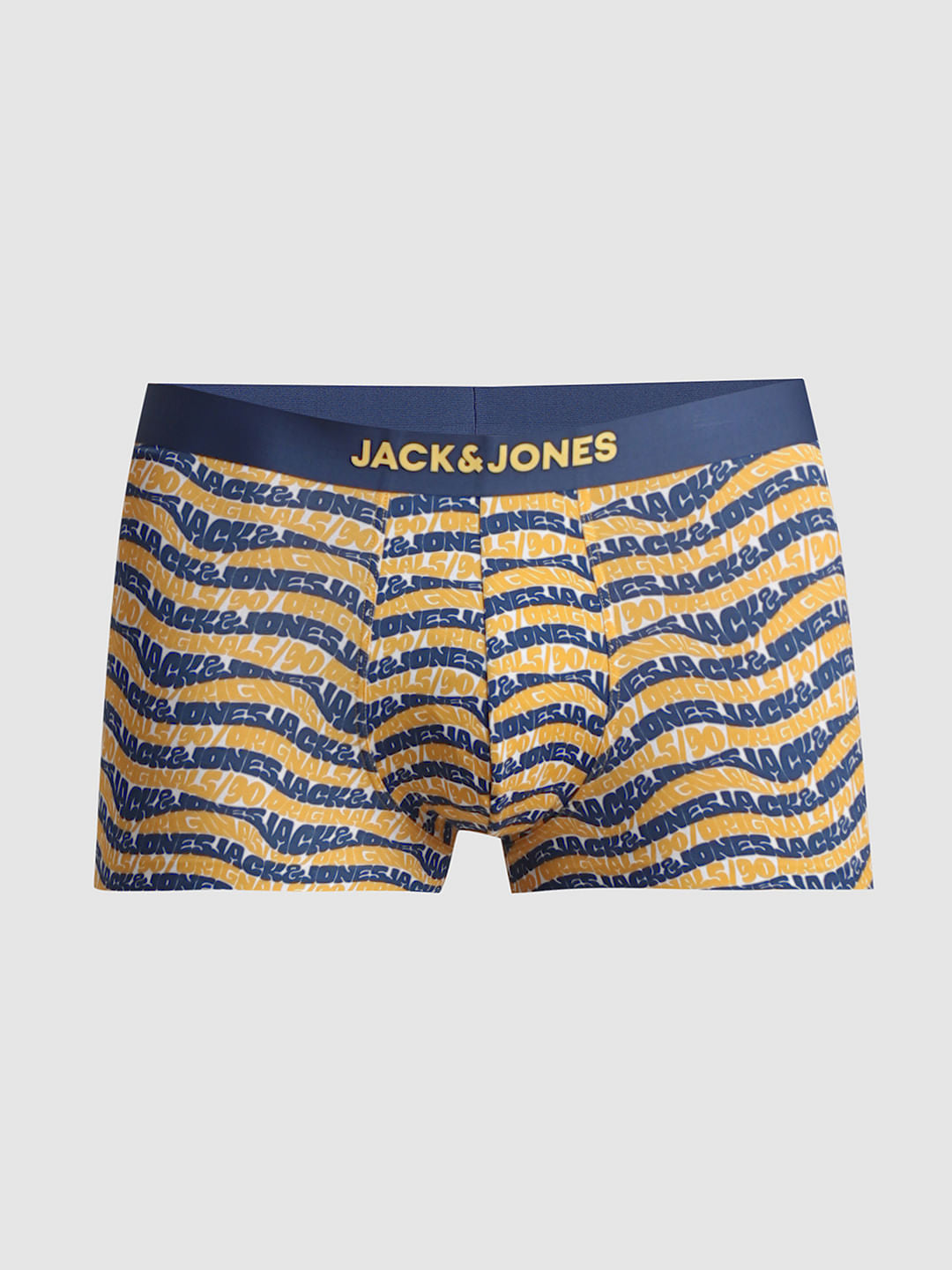 Yellow Printed Trunks
