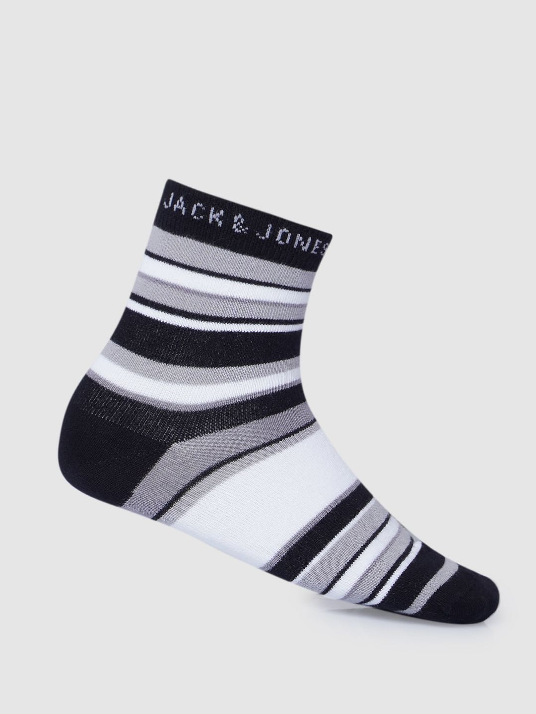 Boys Midi Length Striped Socks - Pack of 3