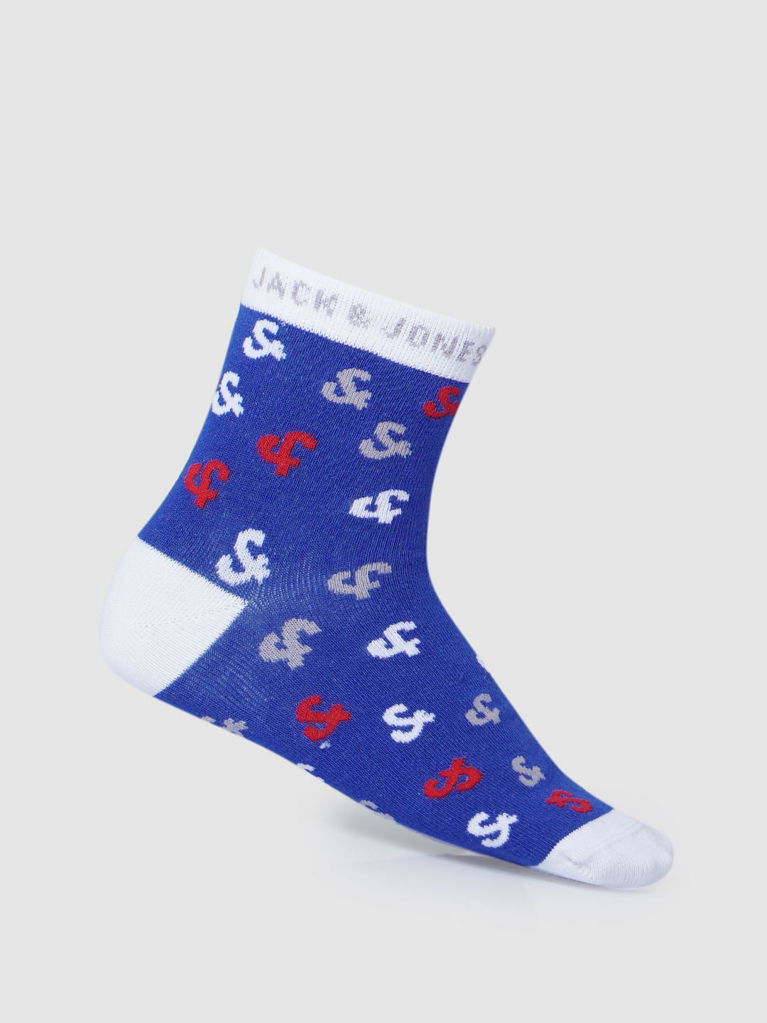 Boys Midi Length Printed Socks - Pack of 3