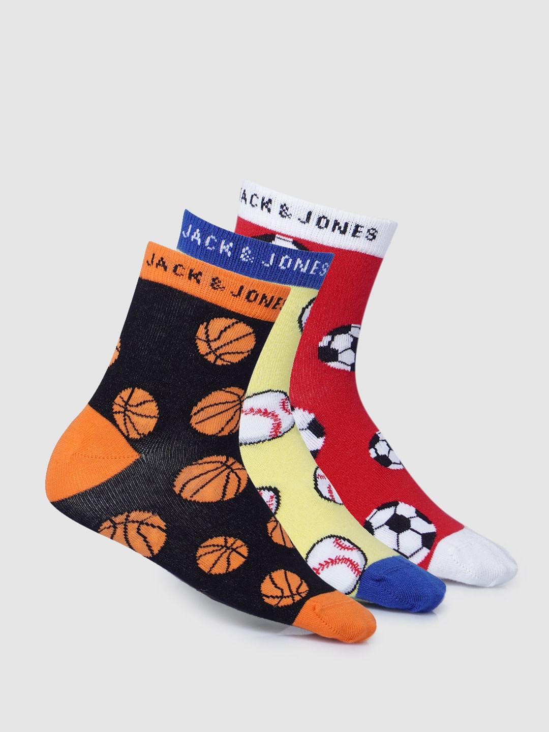 Boys Midi Length Socks - Pack of 3