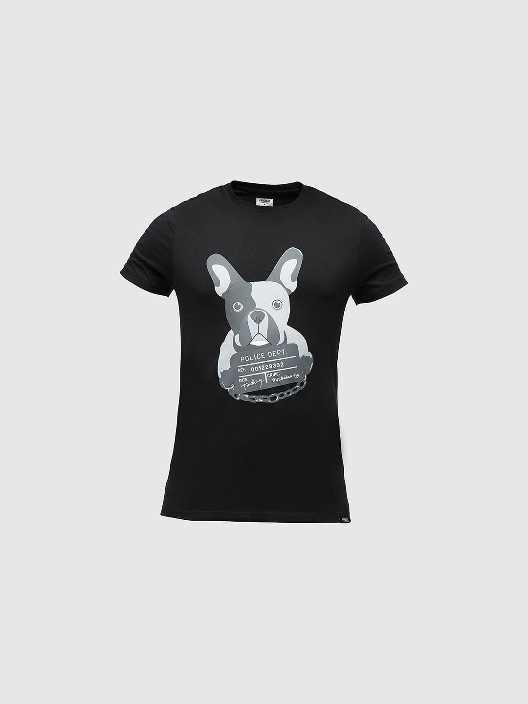 PRODUKT by JACK&JONES Black Doggo Print T-shirt