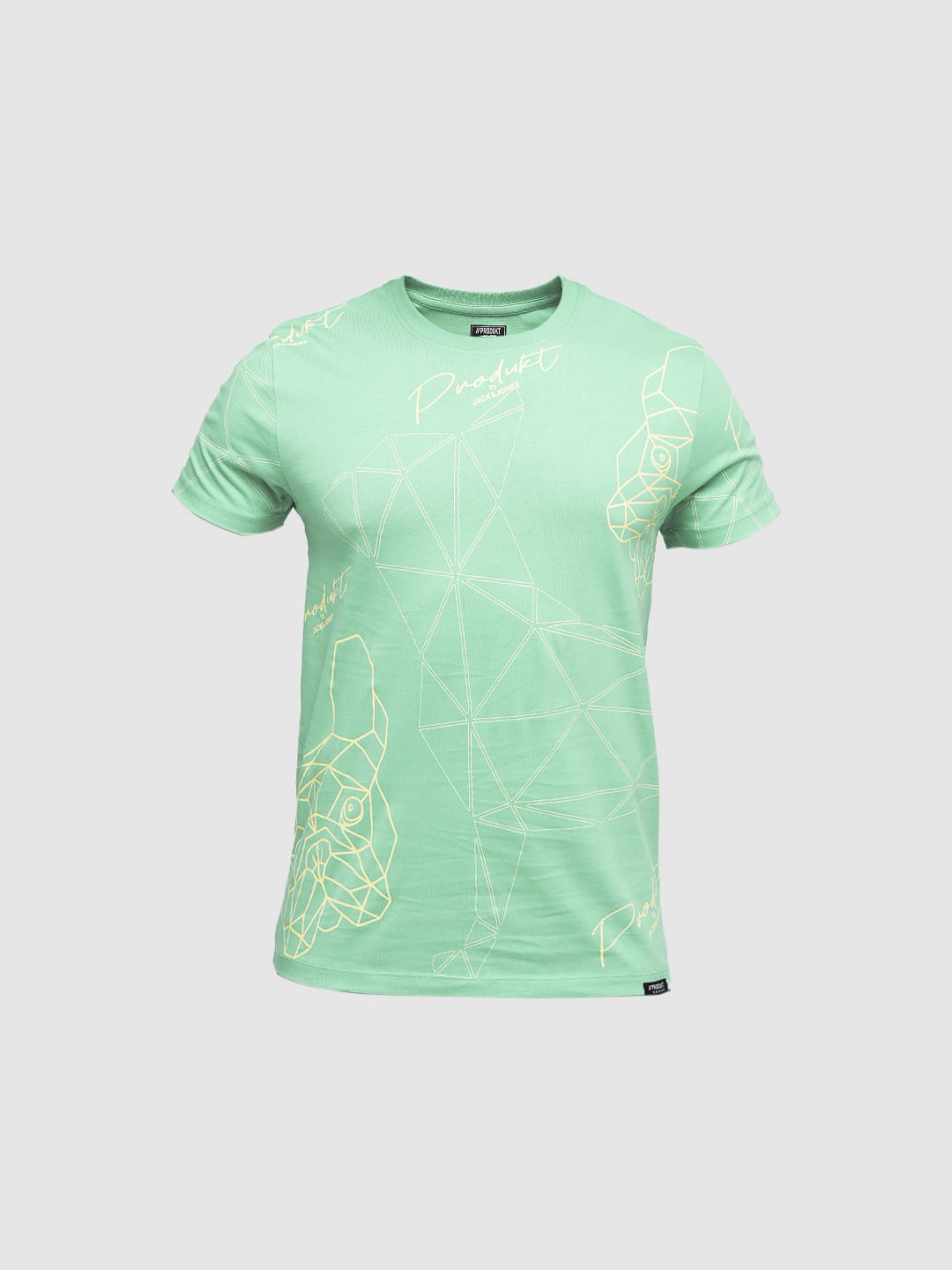 PRODUKT by JACK&JONES Aqua Green Doggo Print T-shirt