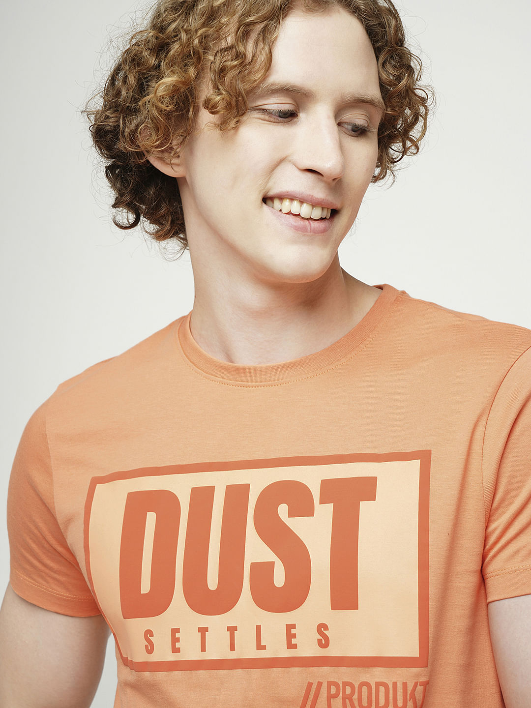 PRODUKT by JACK&JONES Orange Crew Neck T-shirt