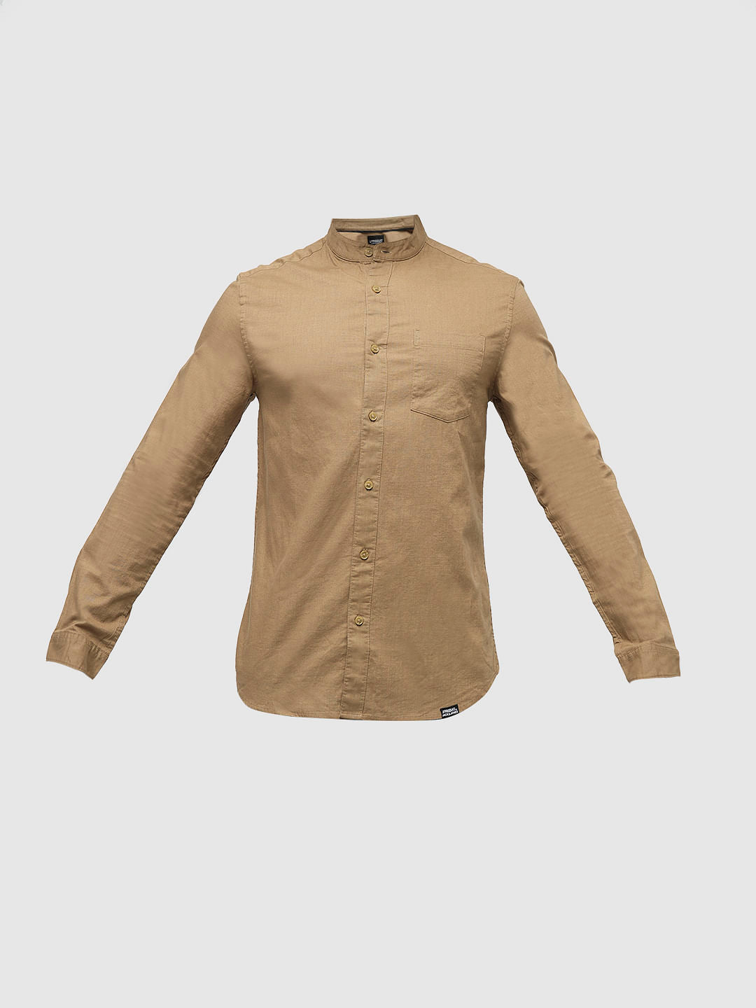 PRODUKT by JACK&JONES Brown Cotton Full Sleeves Shirt
