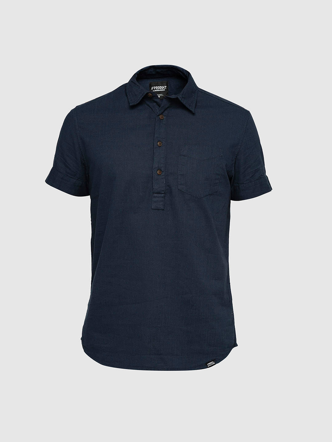 PRODUKT by JACK&JONES Dark Blue Short Sleeves Shirt