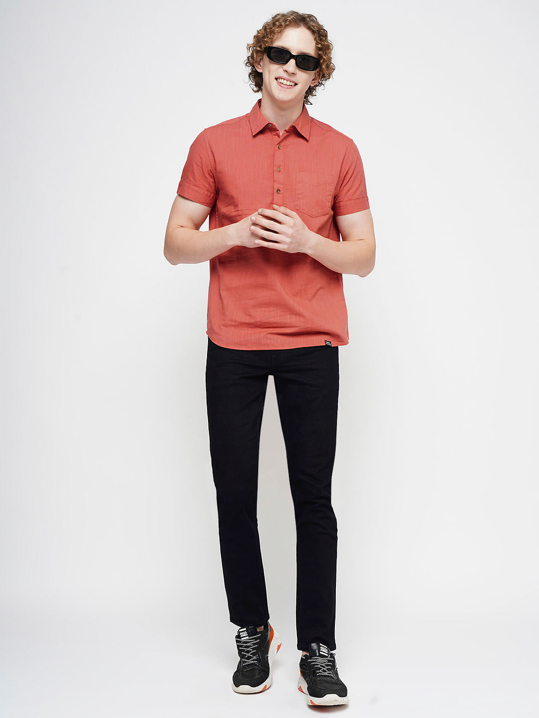 PRODUKT by JACK&JONES Red Short Sleeves Shirt