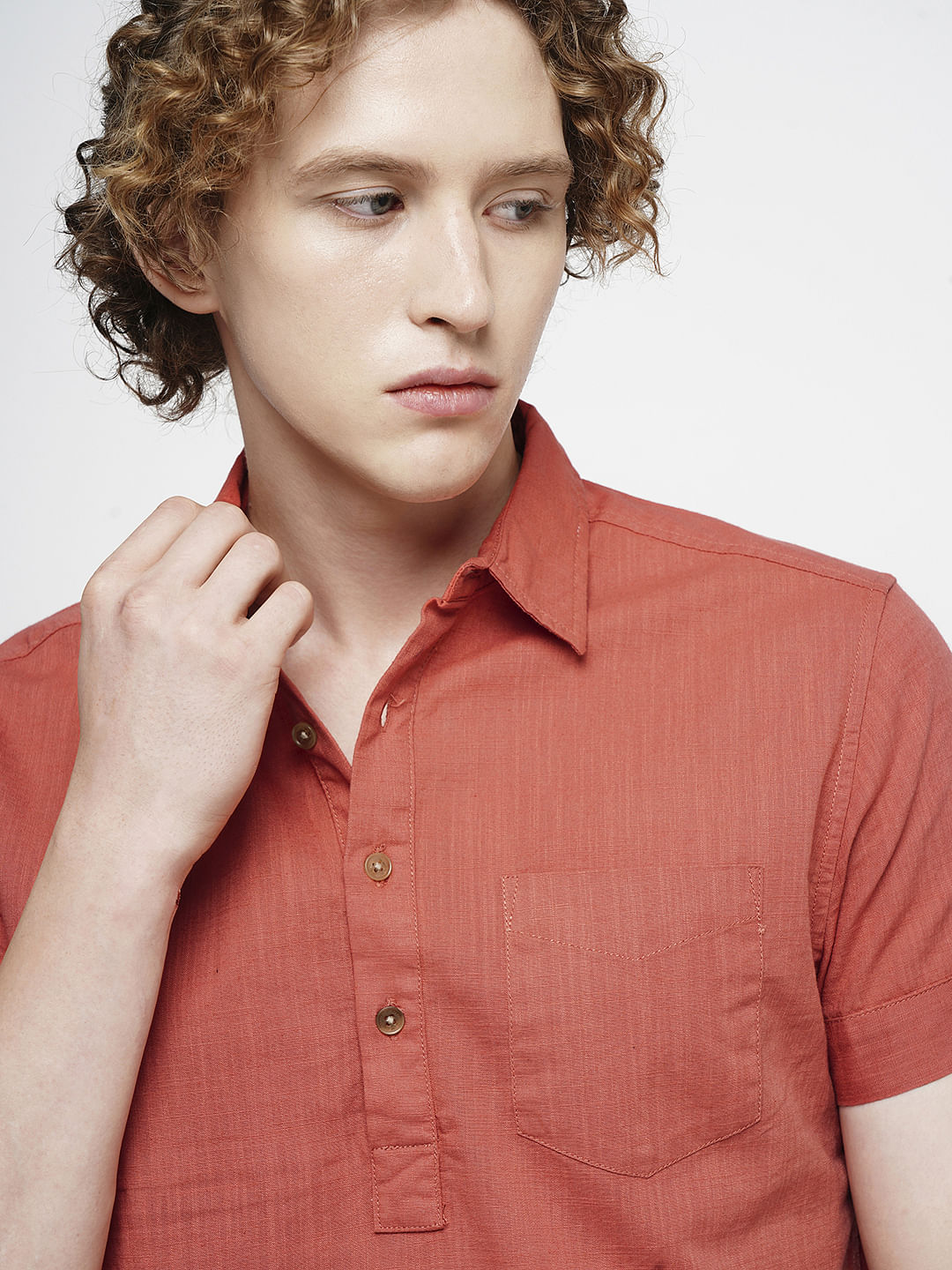 PRODUKT by JACK&JONES Red Short Sleeves Shirt