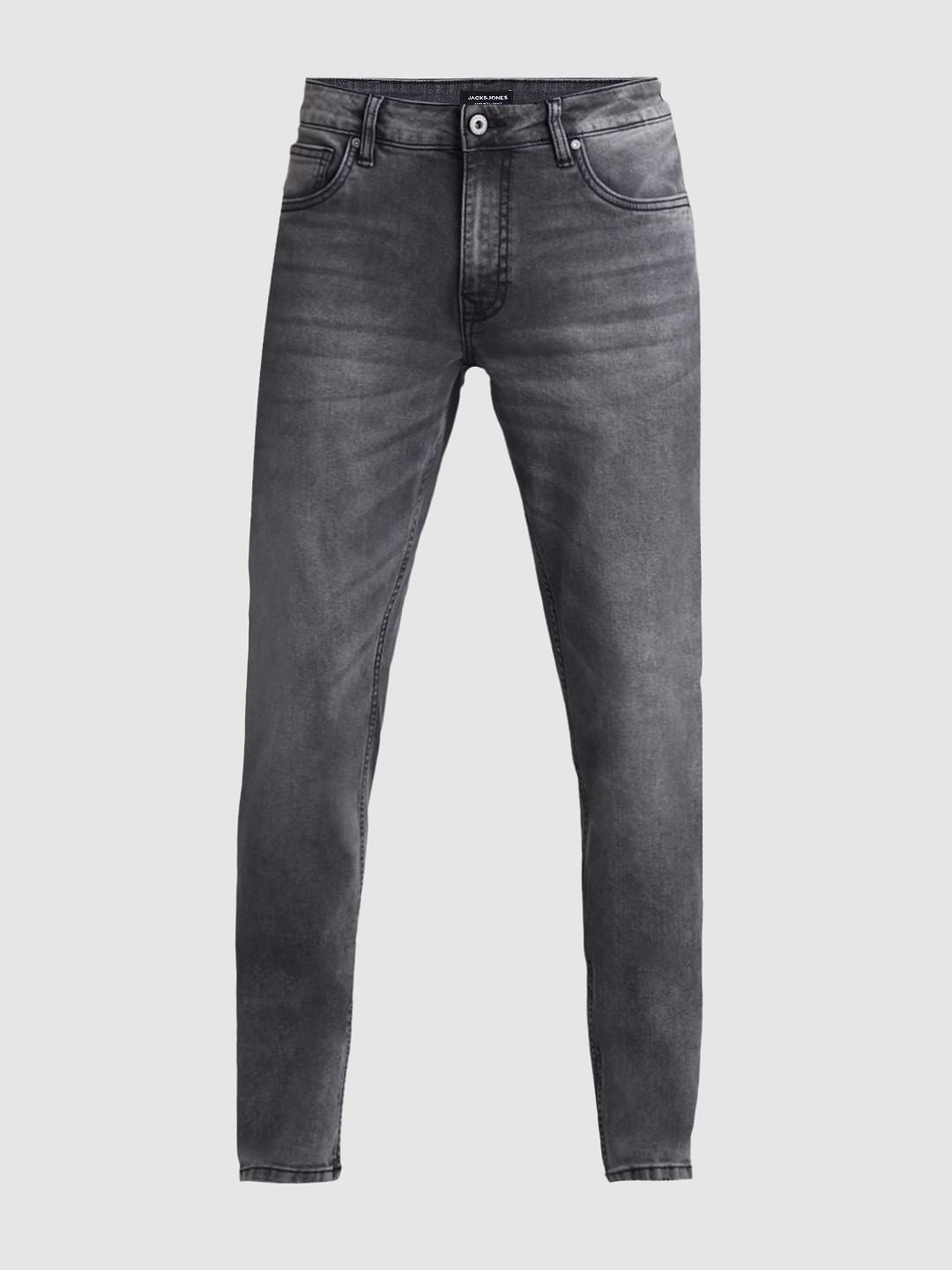 Grey Low Rise Ben Skinny Fit Jeans