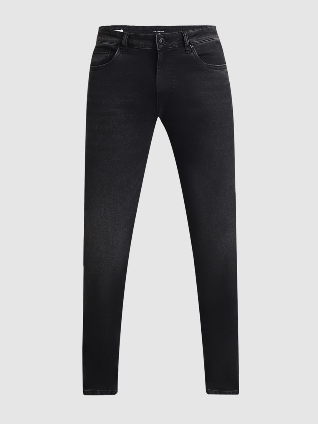 Grey Low Rise Washed Ben Skinny Jeans