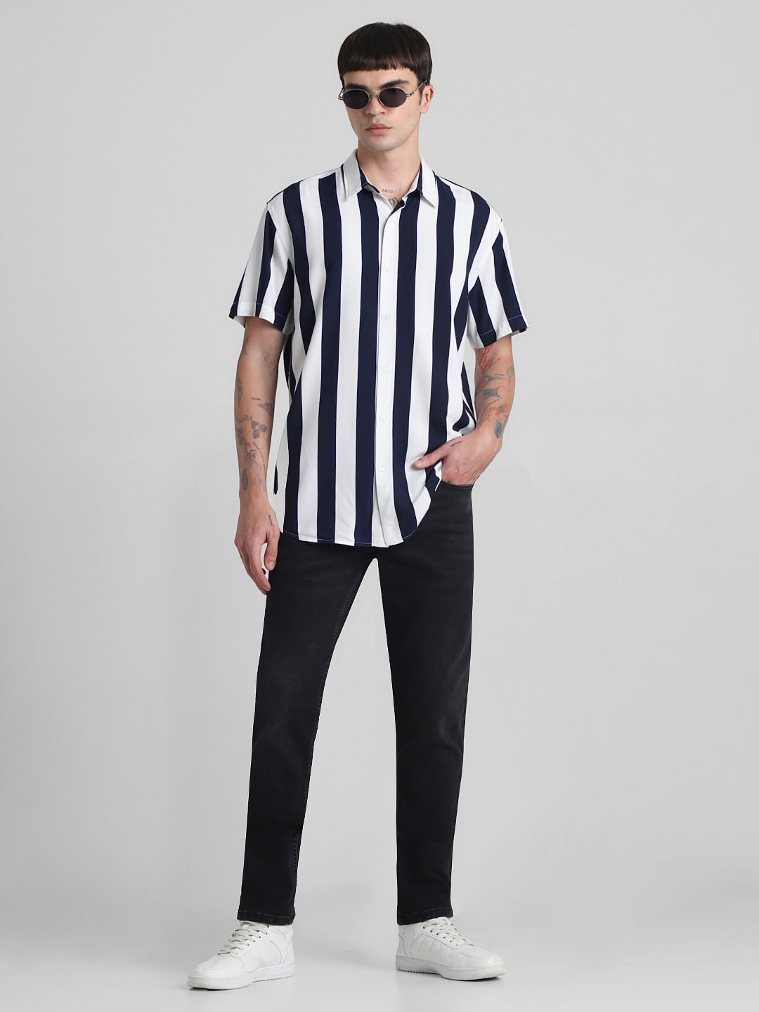 Dark Grey Low Rise Slim Fit Jeans