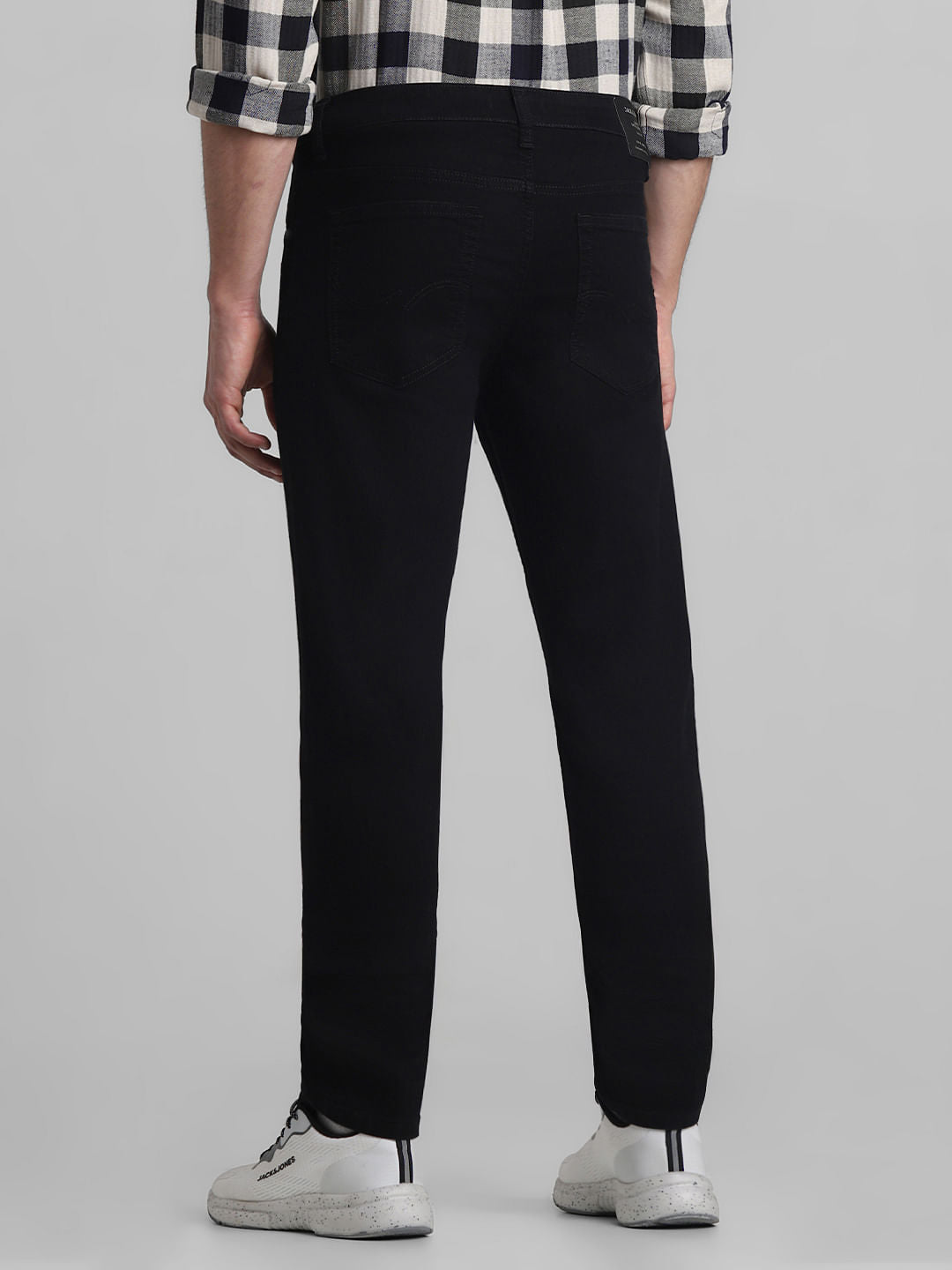 Black Low Rise Glenn Slim Fit Jeans