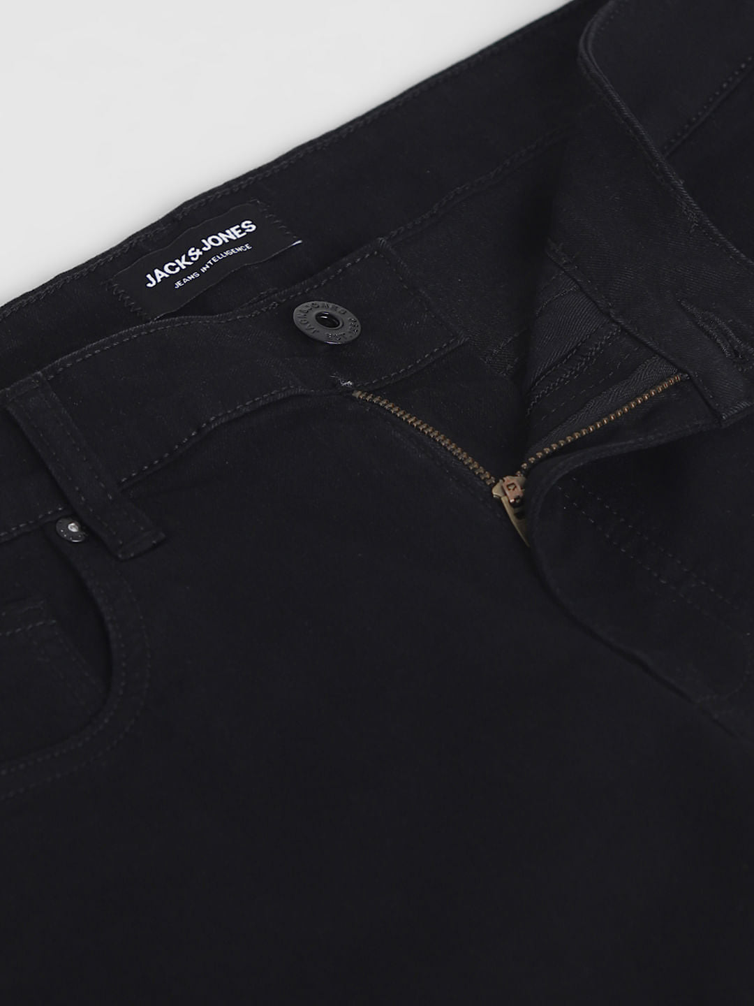 Black Low Rise Glenn Slim Fit Jeans