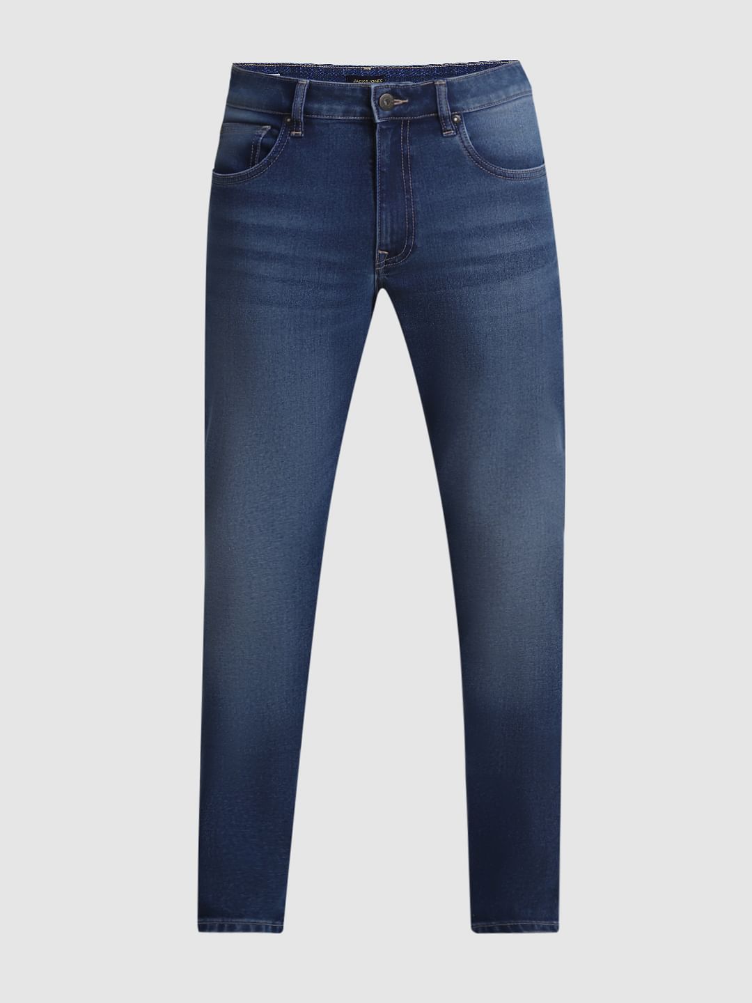 Blue Low Rise Glenn Slim Fit Jeans
